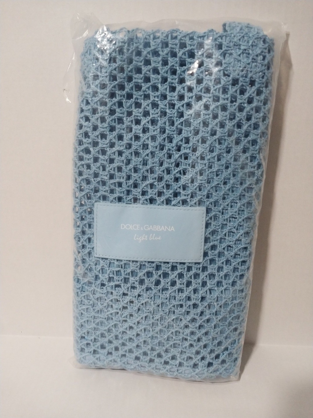 Sample Dolce & Gabbana Light Blue Beach Bag